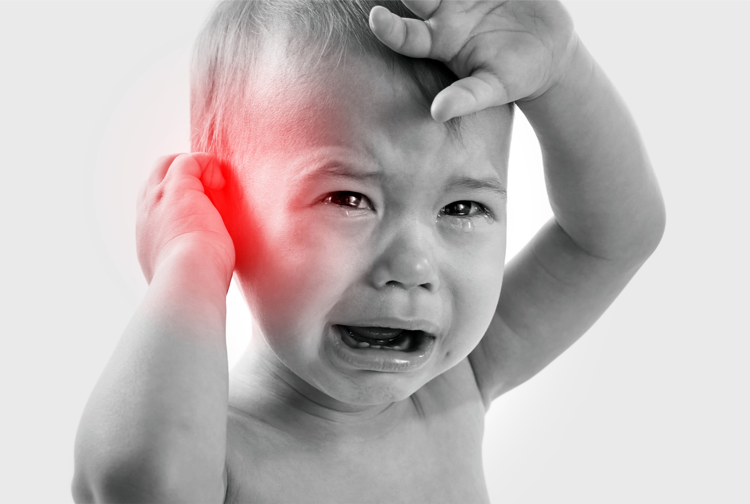 Do frequent ear infections impact language development?